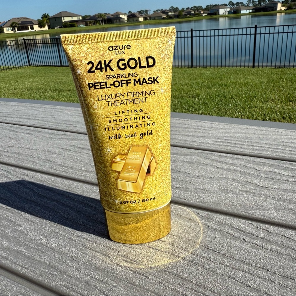 AZURE LUX 24K GOLD SPARKLING PEEL-OFF MASK